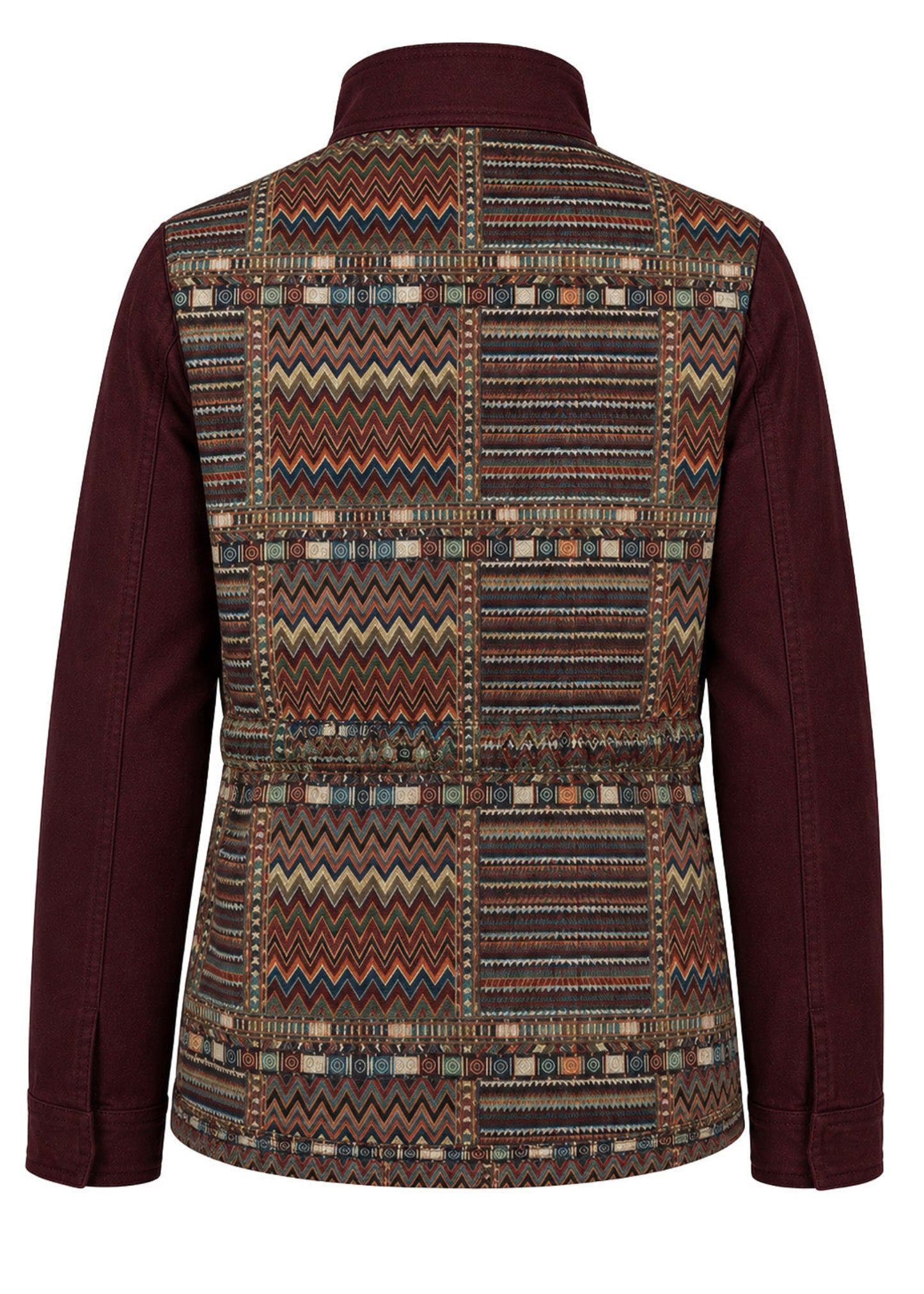 FIELD JACKET REGULAR BRUSELAS BURGUNDY MULTICOLORED