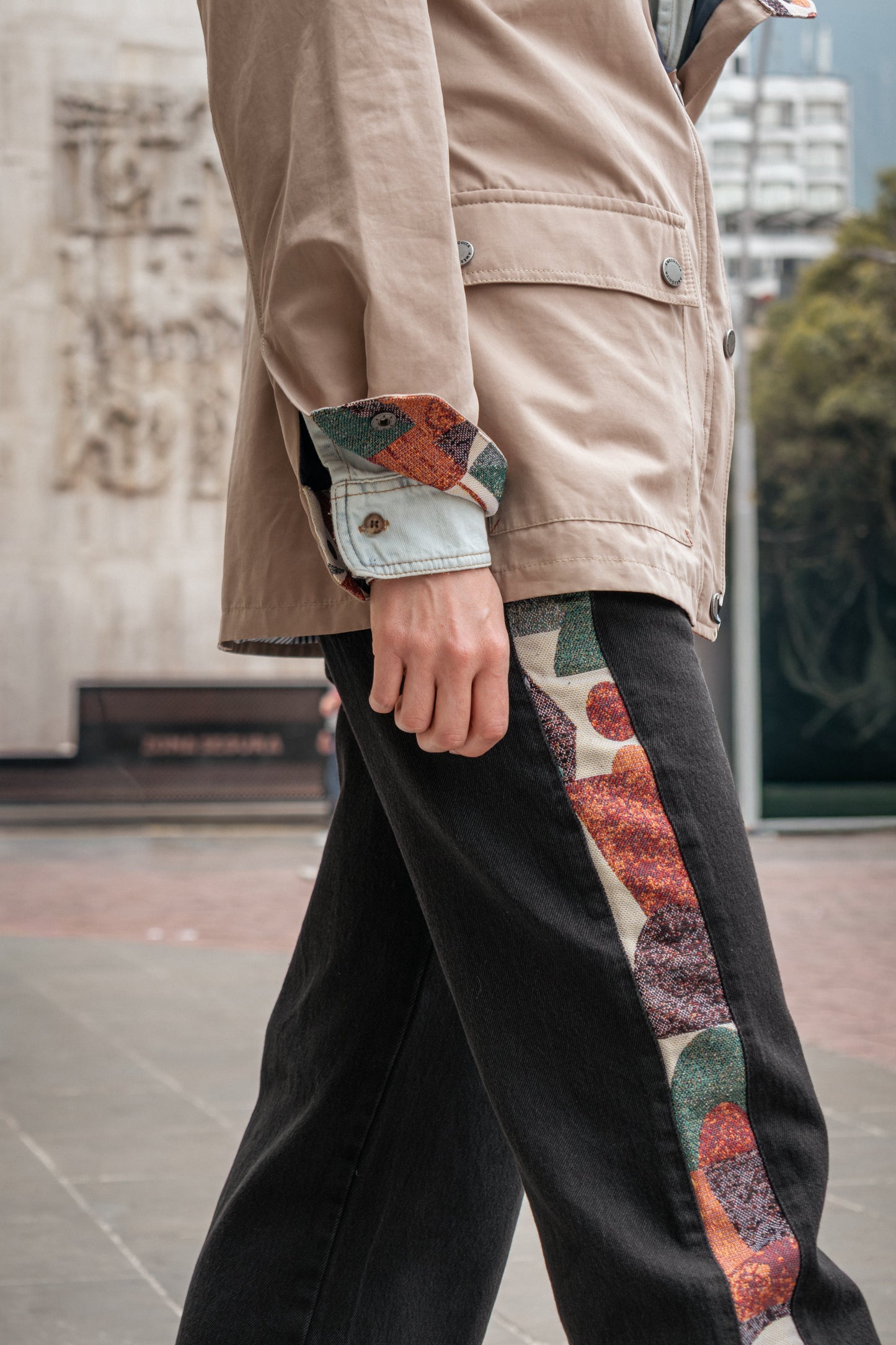 BOMBER JACKET OVERSIZED ALASKA KHAKI COLORS