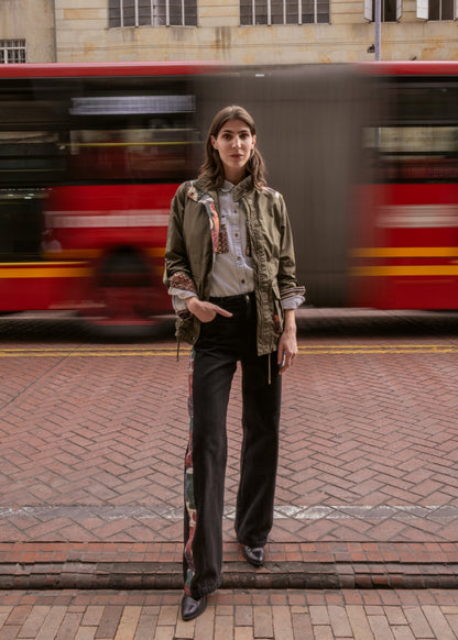 FIELD JACKET REGULAR BERLIN MILITARY GREEN COLORS