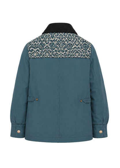 BOMBER JACKET OVERSIZED ALASKA LIGHT BLUE INDIA BLUE