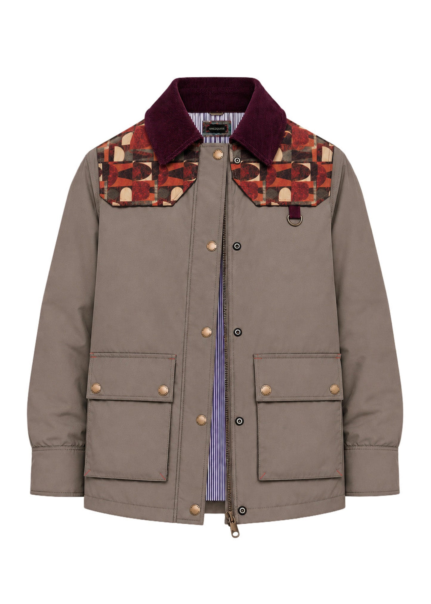 BOMBER JACKET OVERSIZED ALASKA KHAKI COLORS