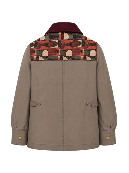 BOMBER JACKET OVERSIZED ALASKA KHAKI COLORS