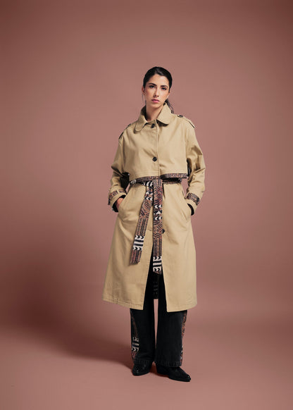 TRENCH COAT REGULAR MILÁN KHAKI UYUNI