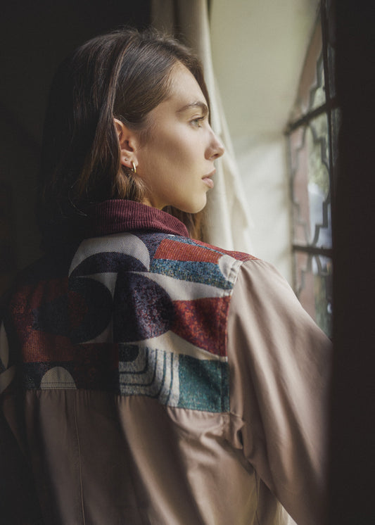 BOMBER JACKET OVERSIZED ALASKA KHAKI COLORS
