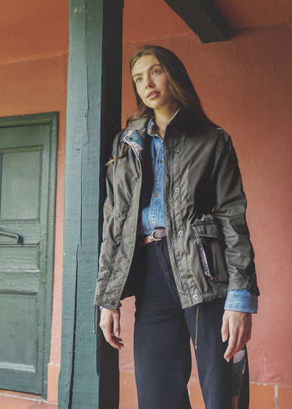 FIELD JACKET REGULAR BERLIN MILITARY GREEN COLORS