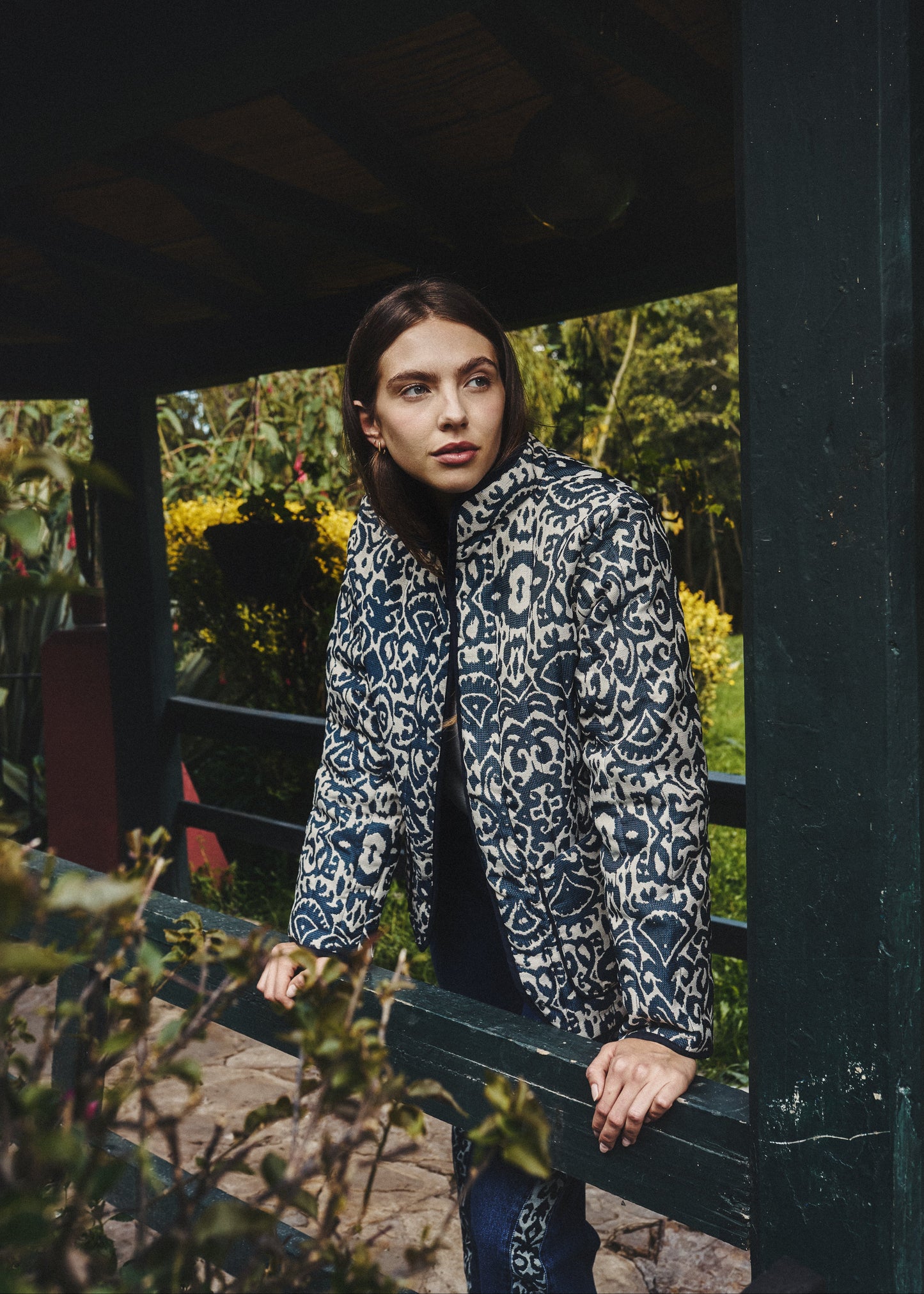 WORK JACKET REGULAR VERONA BLUE INDIA BLUE
