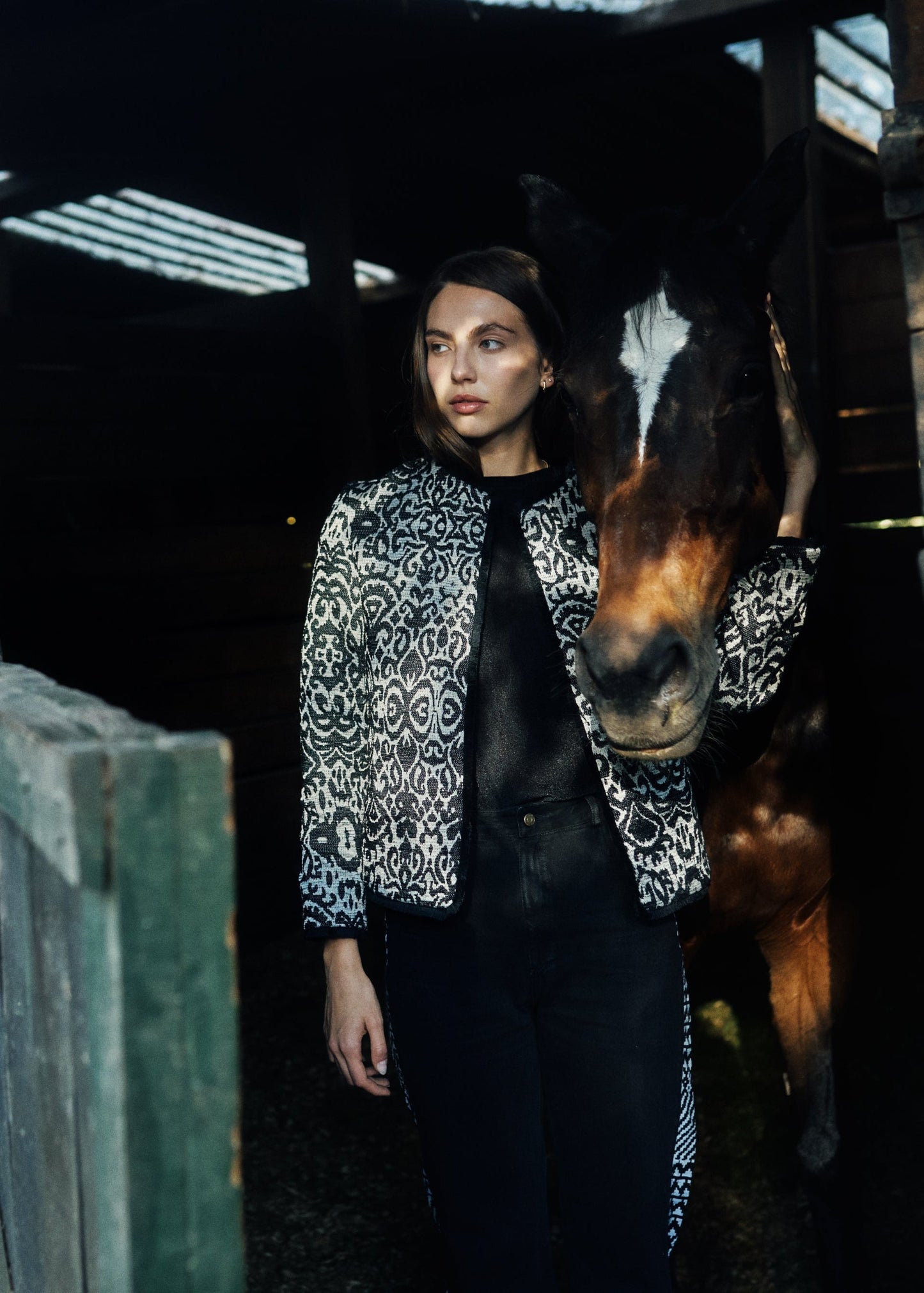 CLASSIC JACKET REGULAR BURGOS BLACK INDIA BLACK