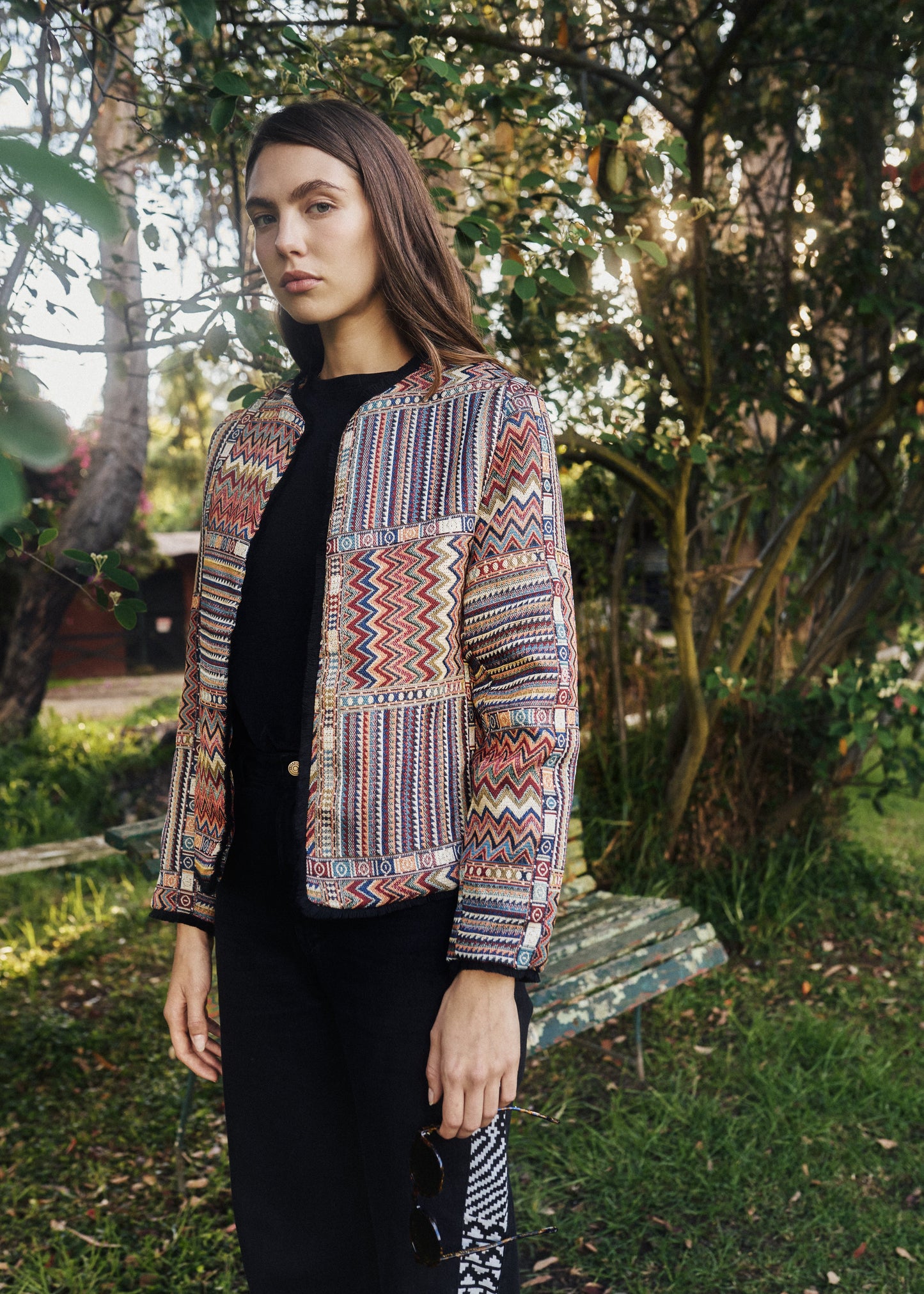 CLASSIC JACKET REGULAR BURGOS MULTICOLORED
