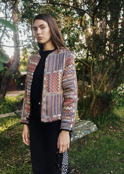 CLASSIC JACKET REGULAR BURGOS MULTICOLORED