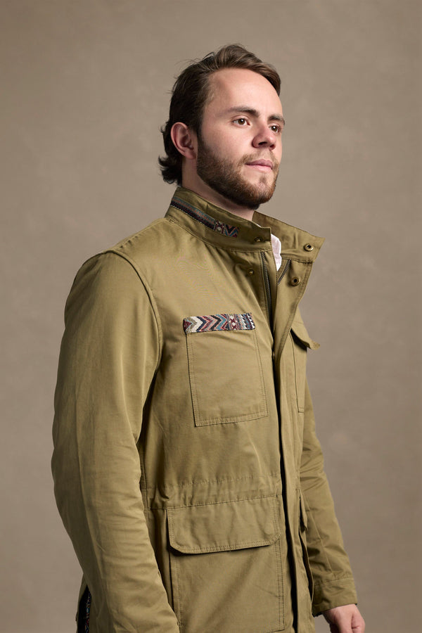 Field jacket water proof olive Xavi