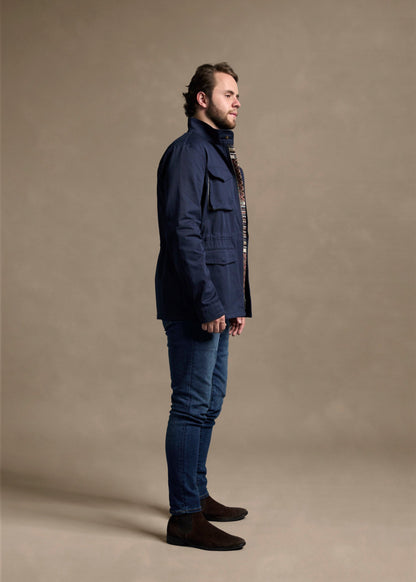 FIELD JACKET REGULAR NASHVILLE NAVY BLUE MULTICOLORED