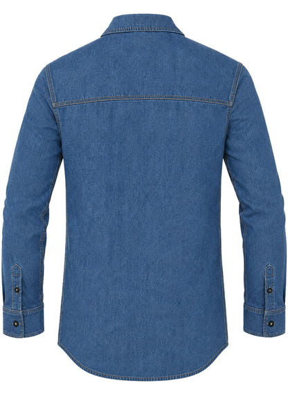 CLASSIC SHIRT REGULAR BOSTON MEDIUM BLUE MULTICOLORED
