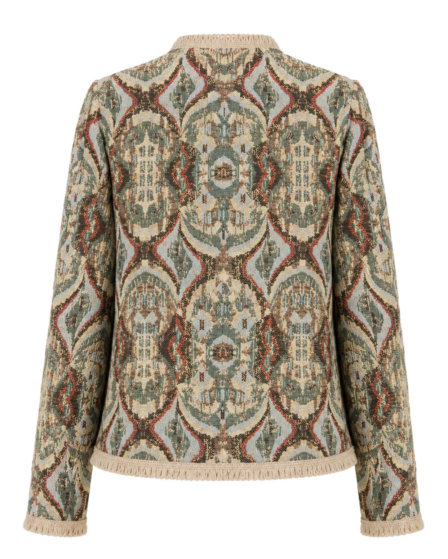 CLASSIC JACKET REGULAR BURGOS GREEN OPTIC ILLUSION