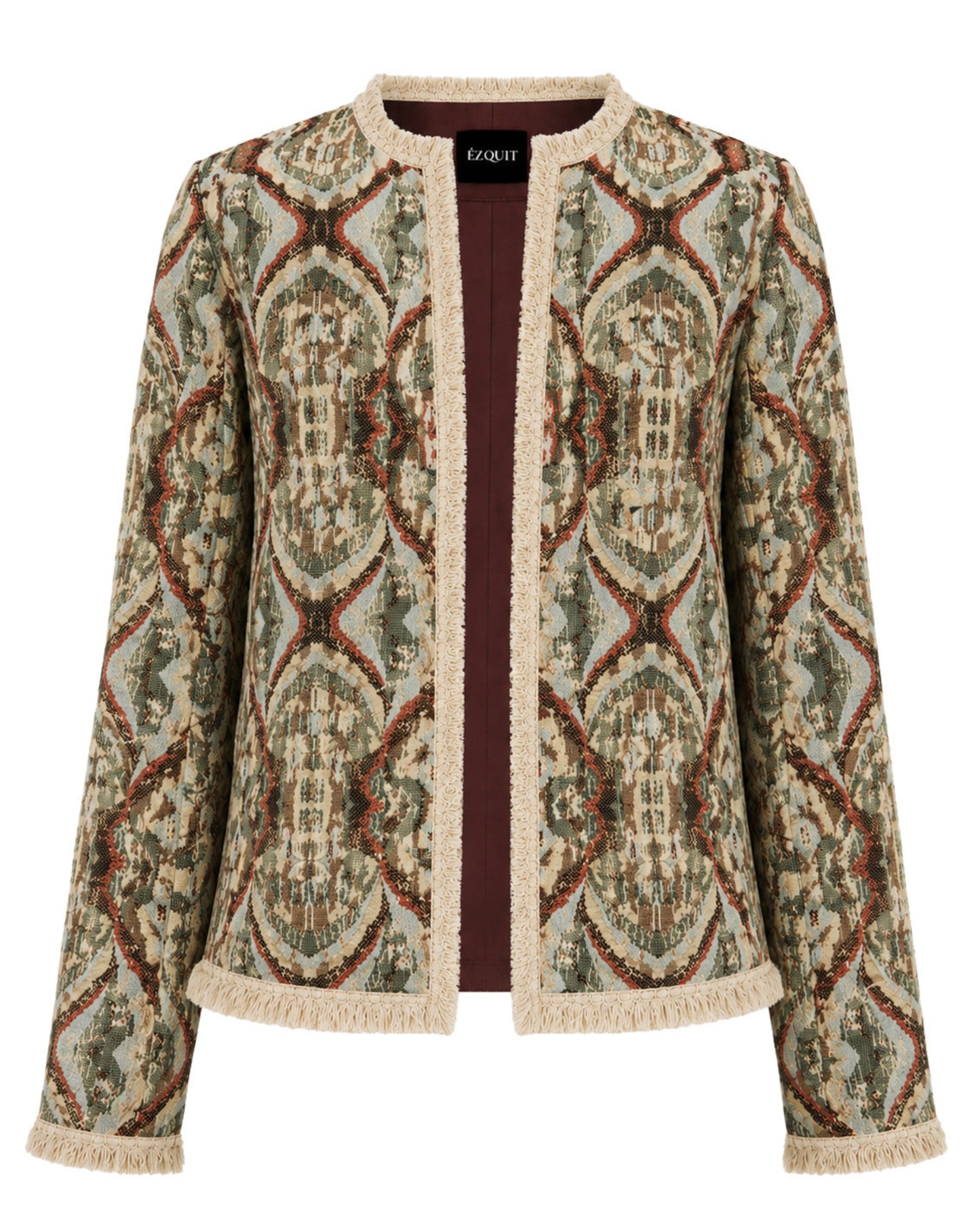 CLASSIC JACKET REGULAR BURGOS GREEN OPTIC ILLUSION