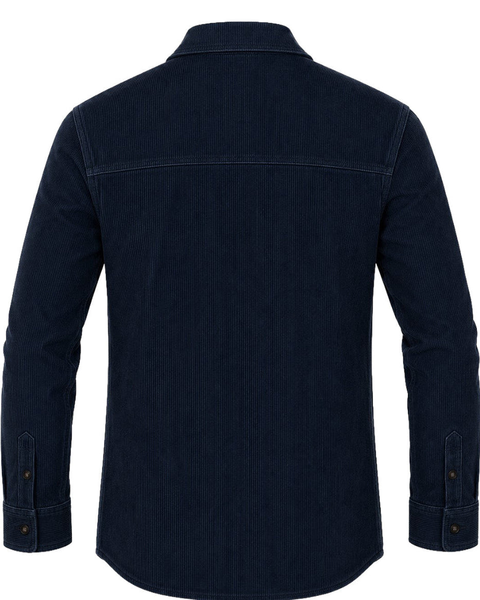 CLASSIC SHIRT REGULAR NEW YORK NAVY BLUE PALM TROPICARIO