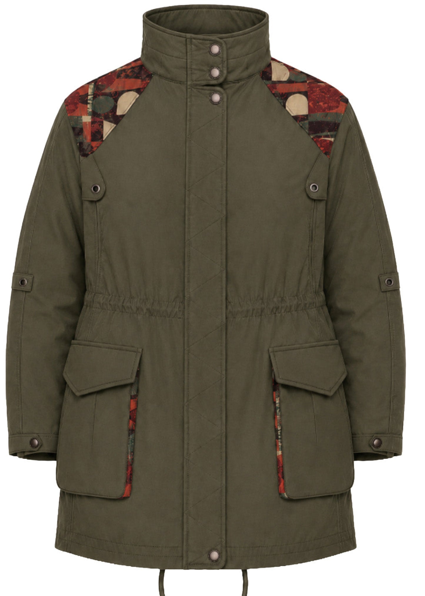 FIELD JACKET REGULAR BERLIN MILITARY GREEN COLORS