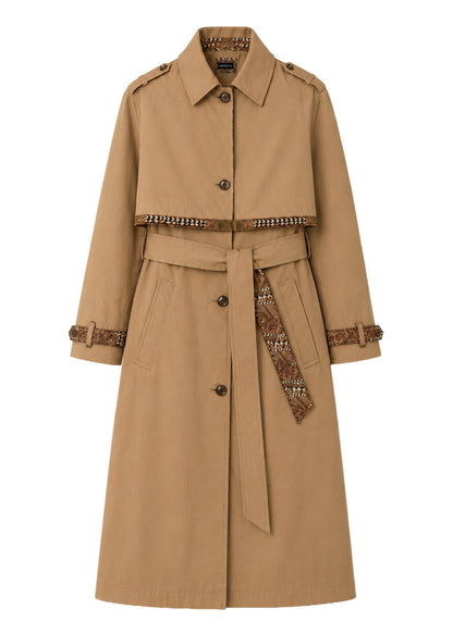 TRENCH COAT REGULAR MILÁN KHAKI UYUNI