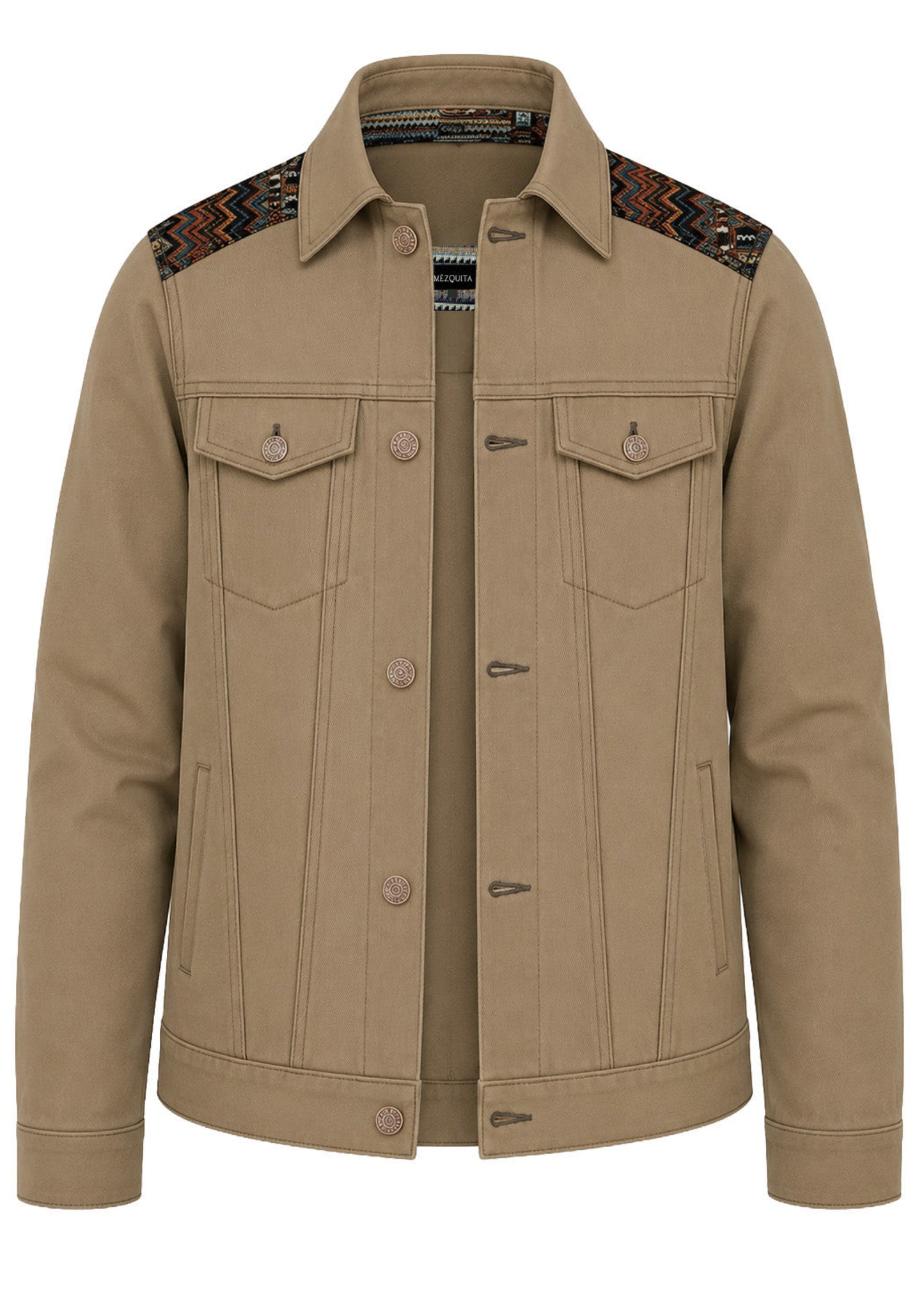 CRUISE JACKET REGULAR OSLO KHAKI MULTICOLORED