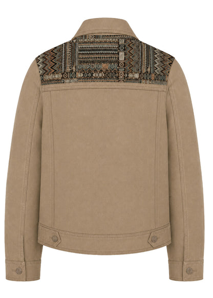 CRUISE JACKET REGULAR OSLO KHAKI MULTICOLORED
