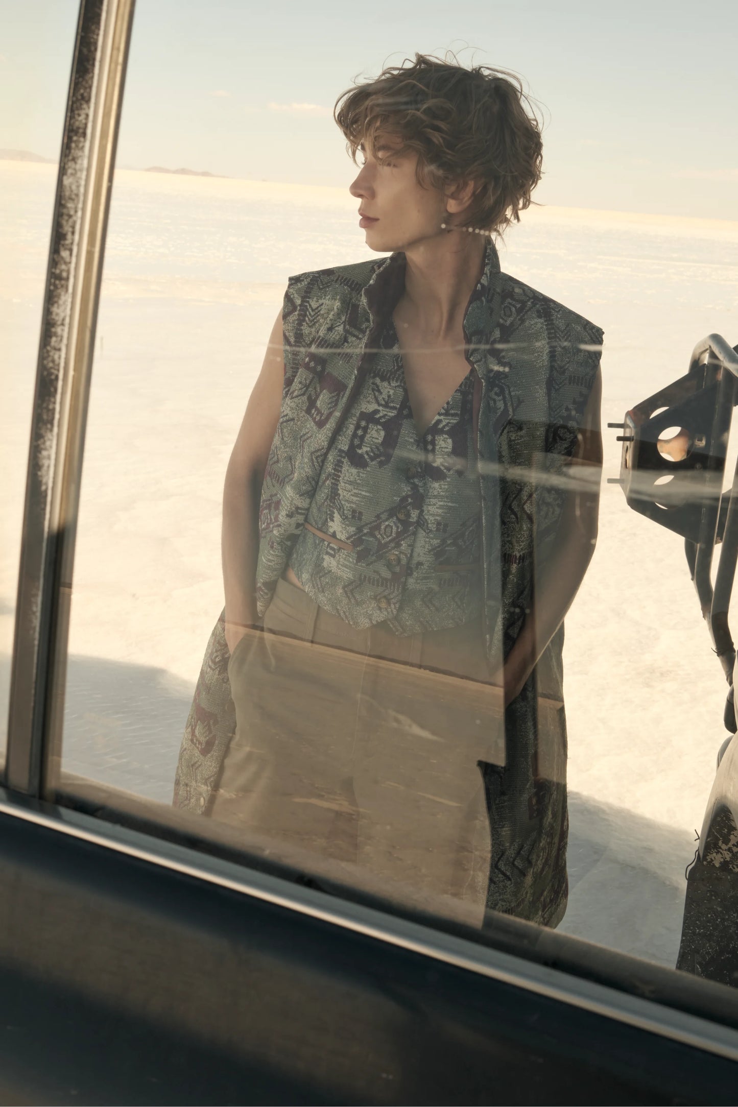 CLASSIC VEST REGULAR LUXOR TURQUOISE TRACE