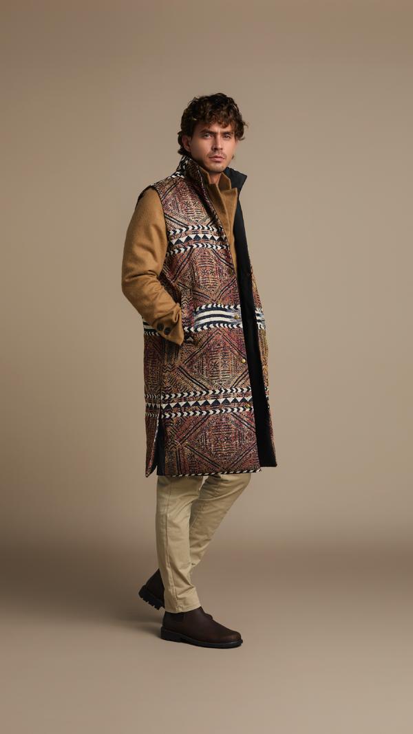 Double-sided Puffy Vest black Wayra