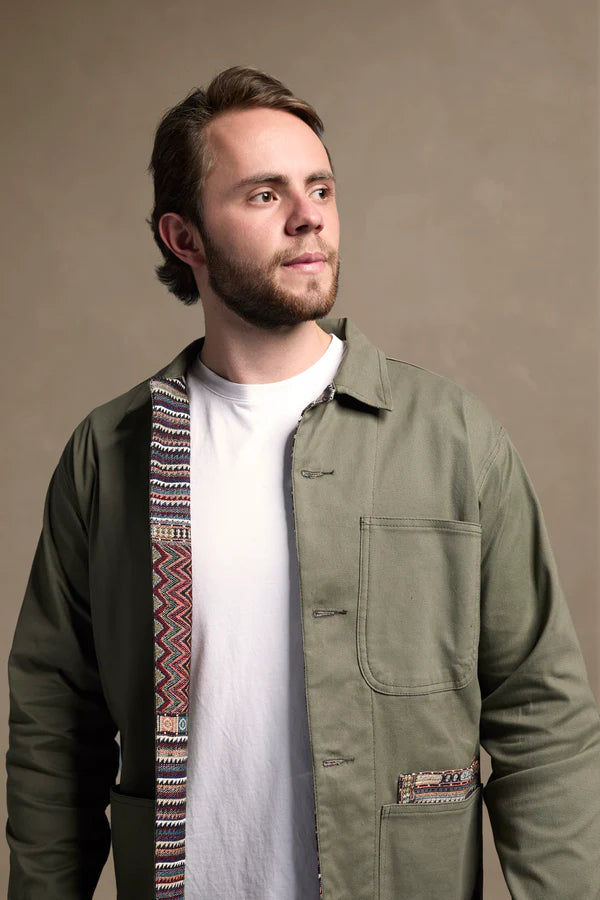 Cotton shacket olive Jack
