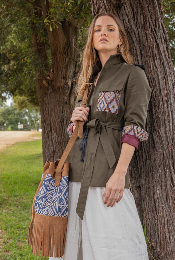Field jacket olive Leticia