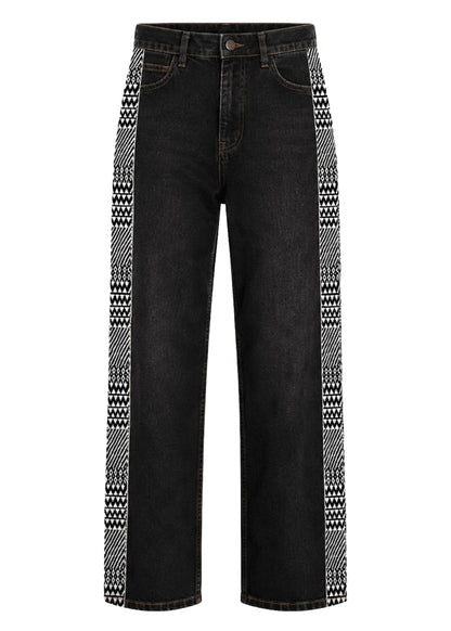 JEAN REGULAR FIT LOLA BLACK B&W