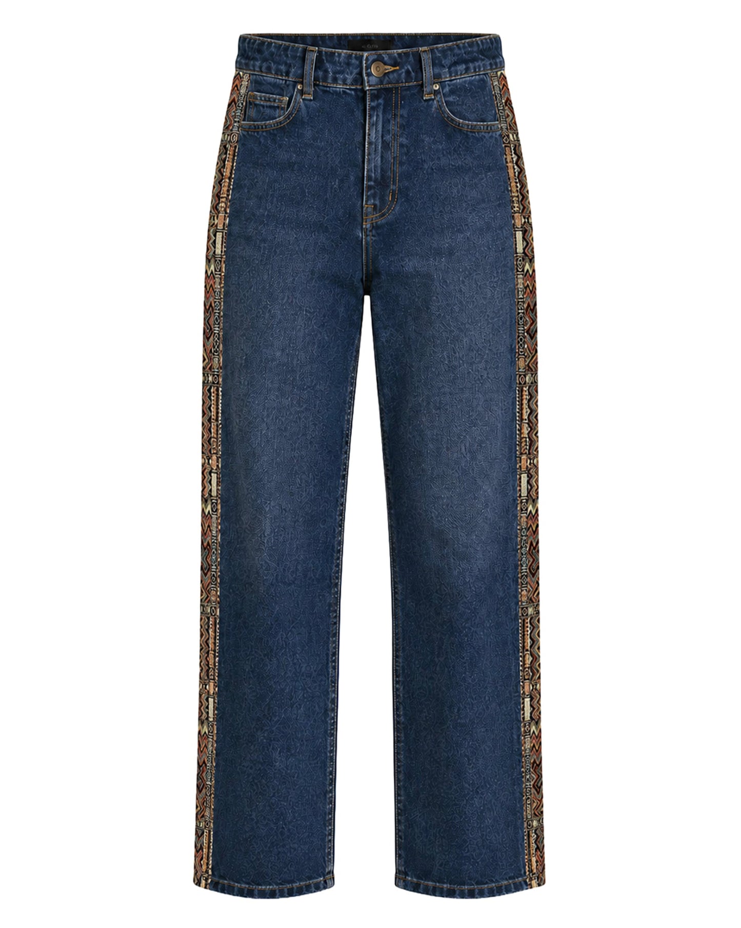 JEAN REGULAR FIT LOLA DARK BLUE MULTICOLORED