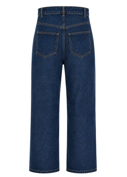 JEAN REGULAR FIT LOLA DARK BLUE MULTICOLORED