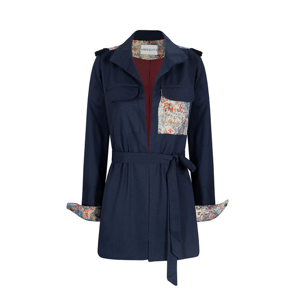 Field jacket navy Leticia