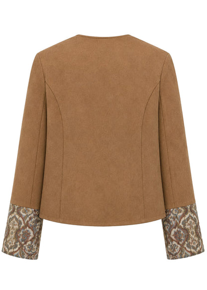 CLASSIC JACKET REGULAR MADRID KHAKI OPTIC