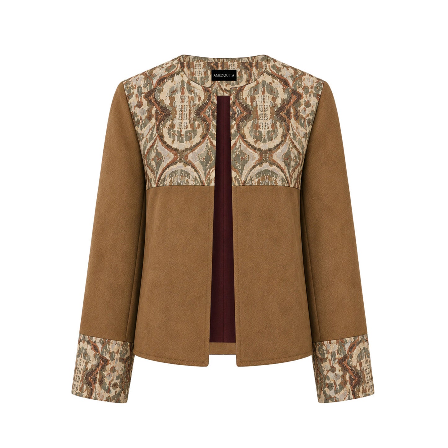 CLASSIC JACKET REGULAR MADRID KHAKI OPTIC