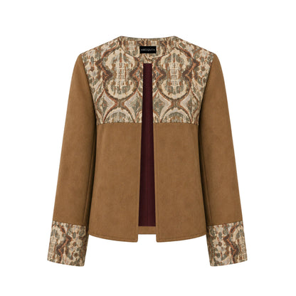 CLASSIC JACKET REGULAR MADRID KHAKI OPTIC