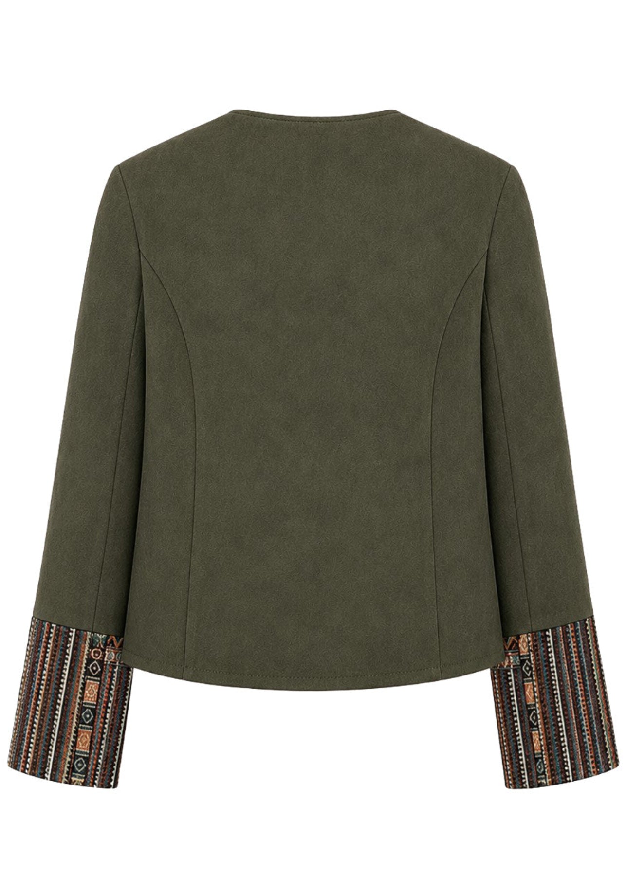 CLASSIC JACKET REGULAR MADRID OLIVE GREEN MULTICOLORED