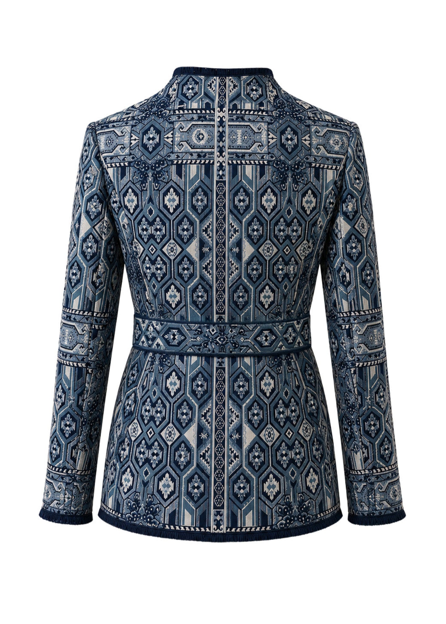 KIMONO JACKET REGULAR OSAKA BLUE PALM TROPICARIO
