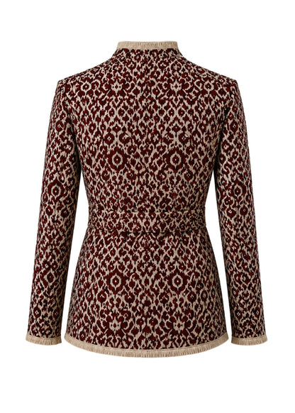 KIMONO JACKET REGULAR OSAKA BURGUNDY INDIA BURGUNDY