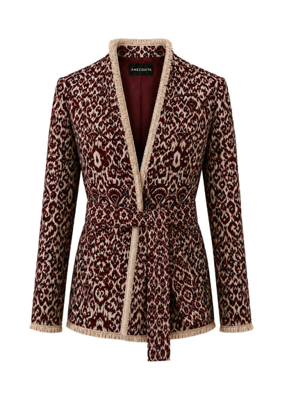 KIMONO JACKET REGULAR OSAKA BURGUNDY INDIA BURGUNDY