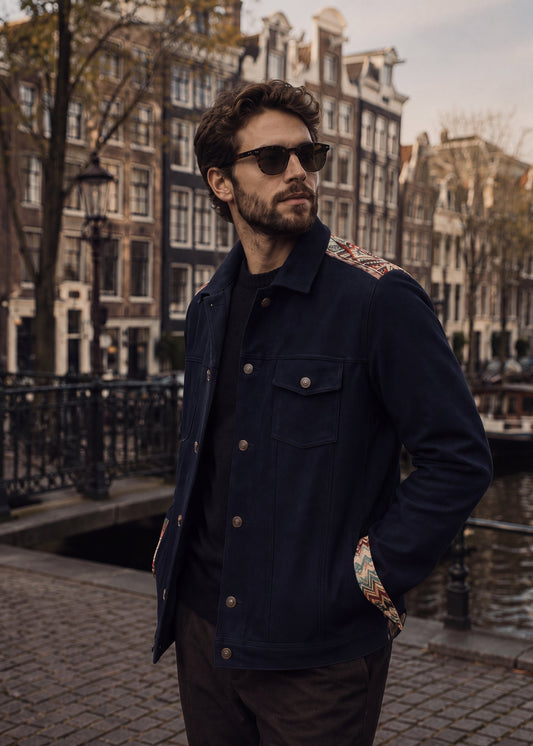 CRUISE JACKET REGULAR OSLO NAVY BLUE CACTUS