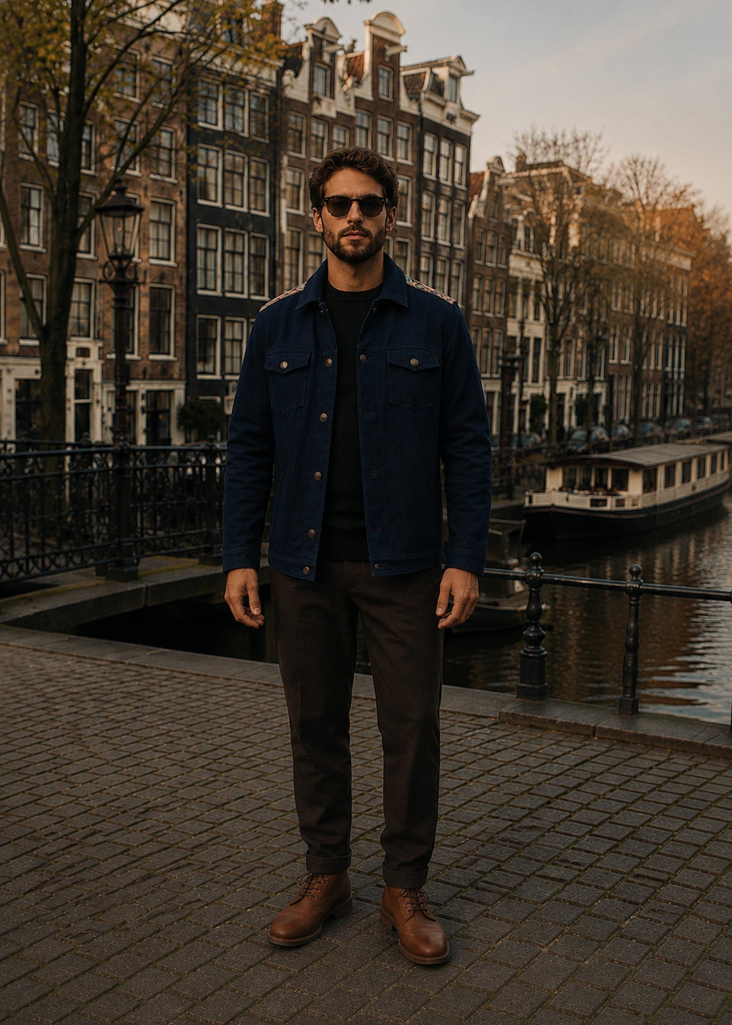 CRUISE JACKET REGULAR OSLO NAVY BLUE CACTUS