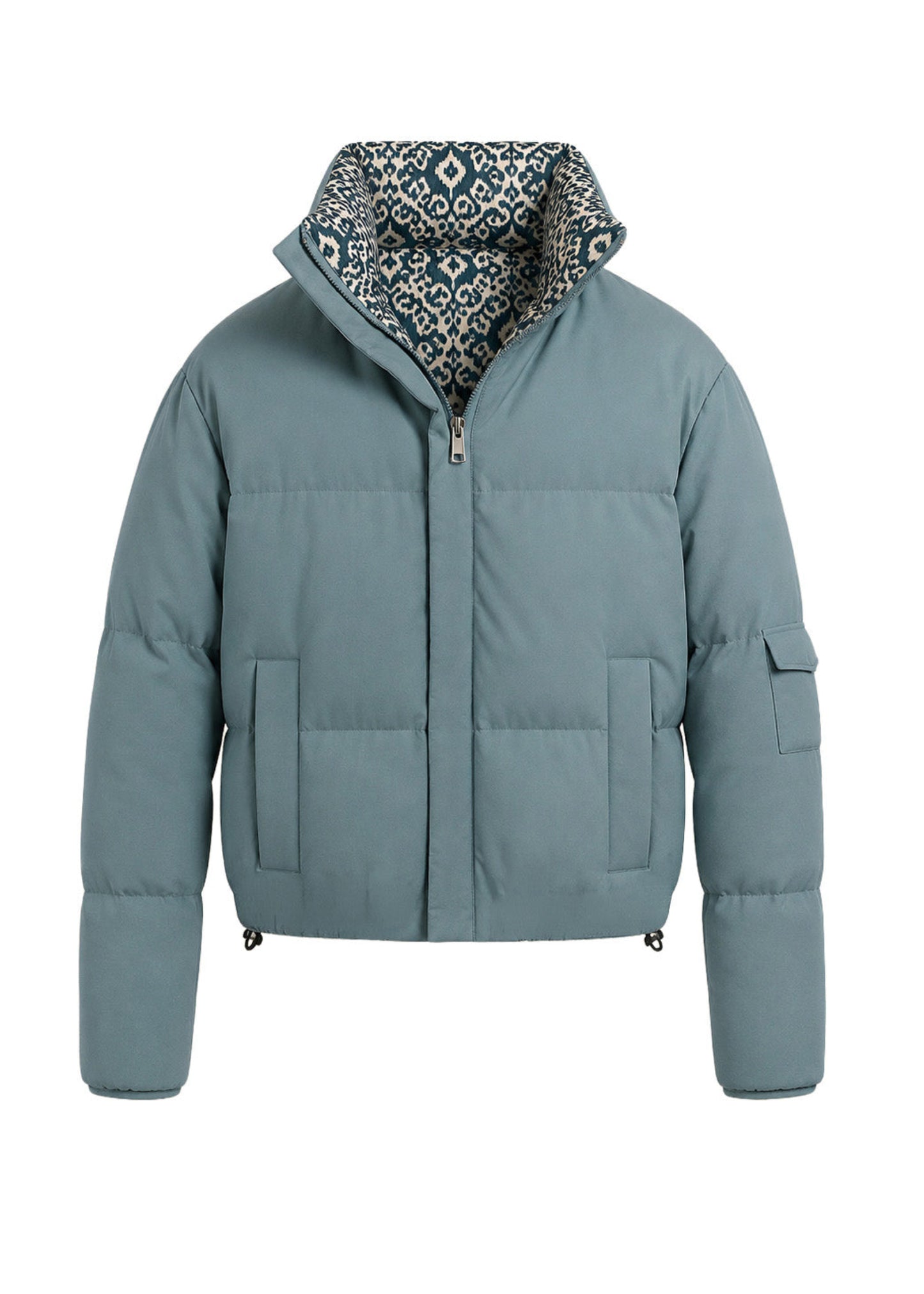 QUILTED JACKET REGULAR QUEBEC BLUE INDIA BLUE