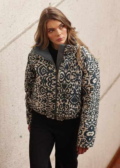 QUILTED JACKET REGULAR QUEBEC BLUE INDIA BLUE