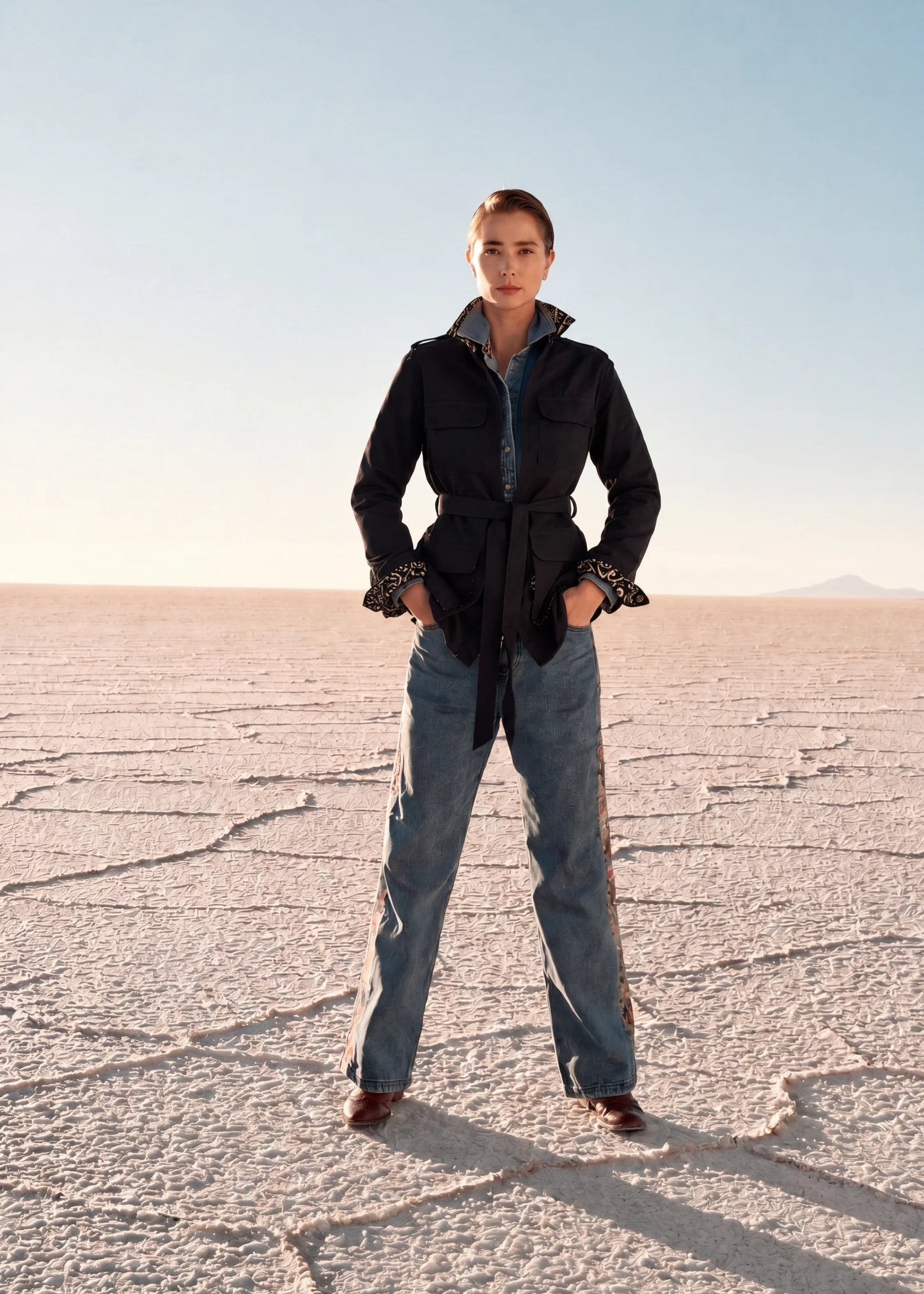 SAFARI JACKET REGULAR SAHARA BLACK INDIA BLACK