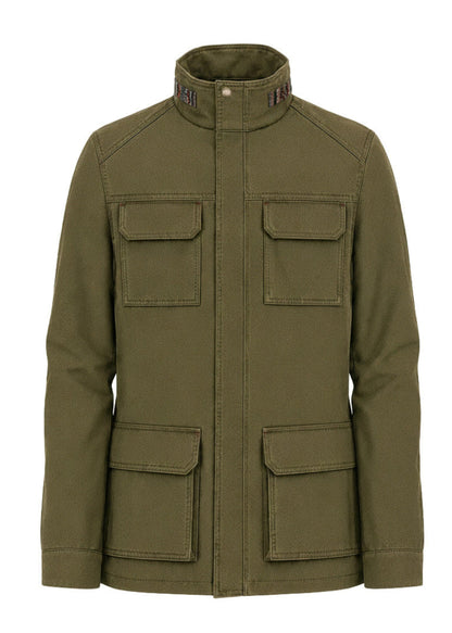 FIELD JACKET REGULAR TUCSON OLIVE GREEN  MULTICOLORED