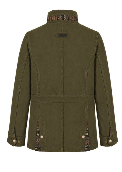 FIELD JACKET REGULAR TUCSON OLIVE GREEN  MULTICOLORED