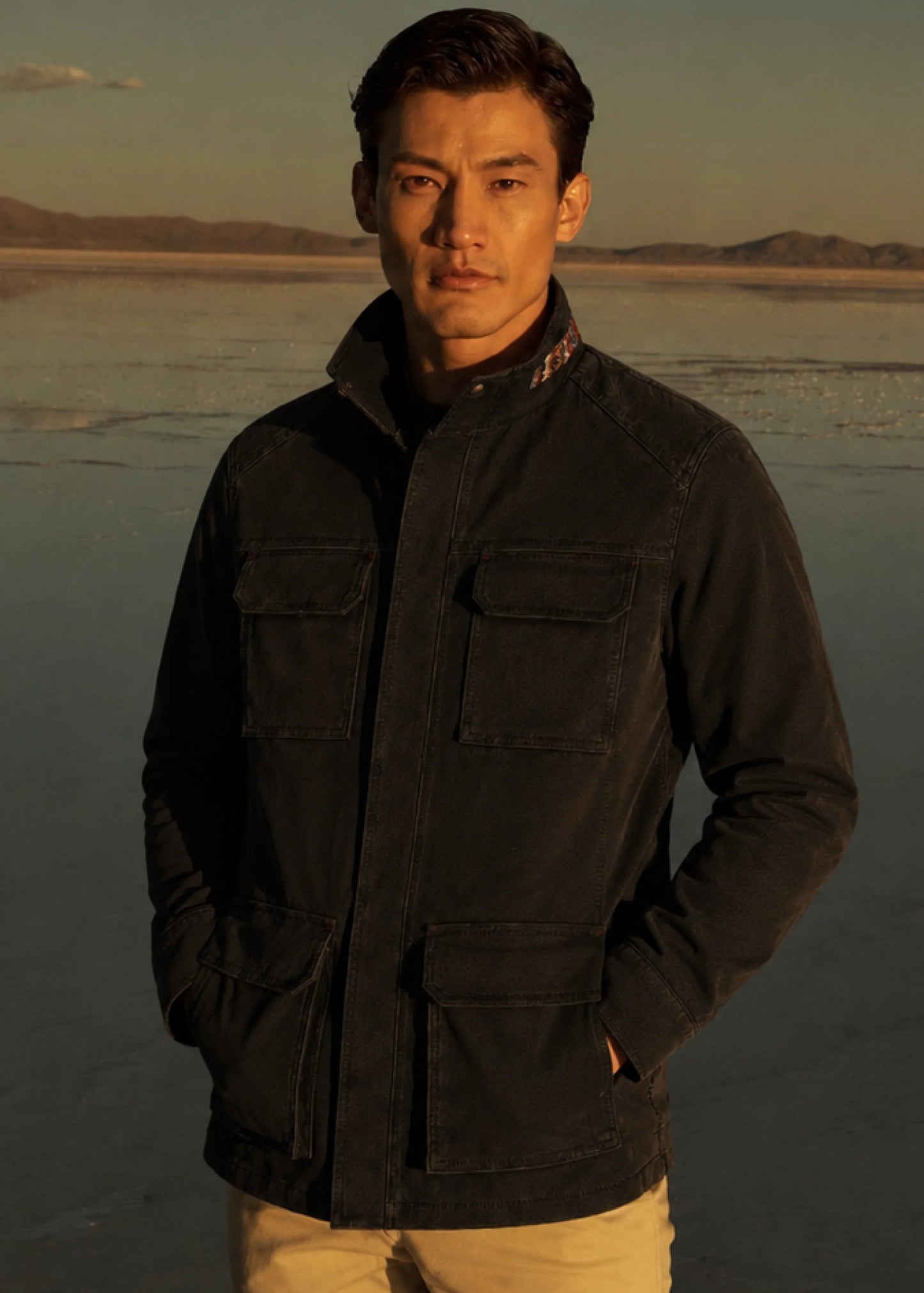 CHAQUETA FIELD REGULAR TUCSON BLACK  MULTICOLORED
