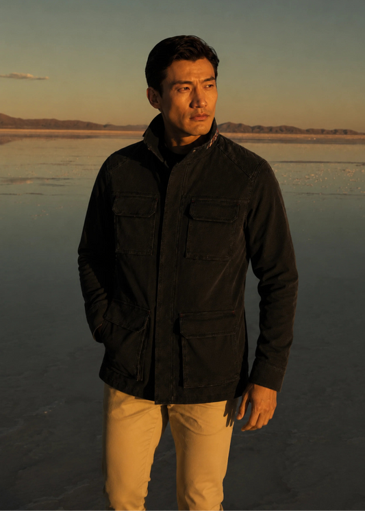 CHAQUETA FIELD REGULAR TUCSON BLACK  MULTICOLORED