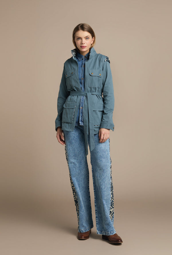 Safari jacket baby blue Sonqo