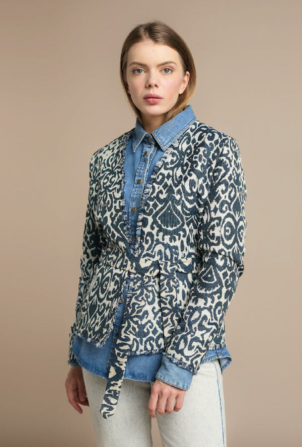 Classic jacket india blue Qumpi