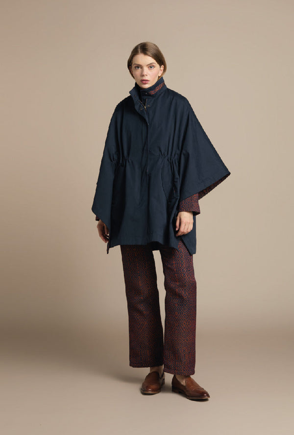 Cape water proof navy Inti